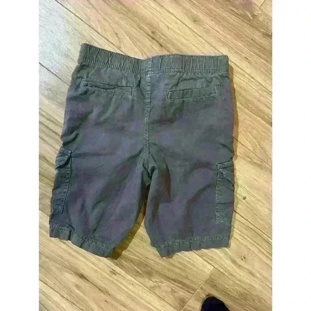 Arizona Boys Cargo Shorts Stretch Gray Size 6 - Picture 2 of 3